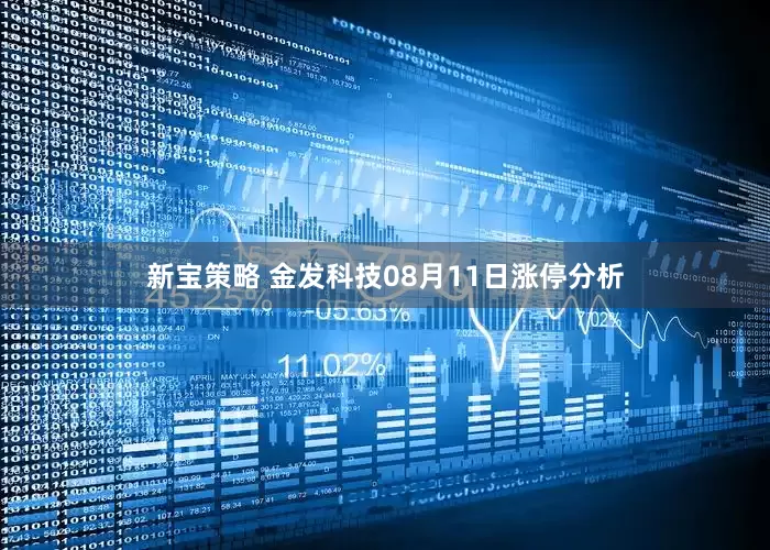 新宝策略 金发科技08月11日涨停分析